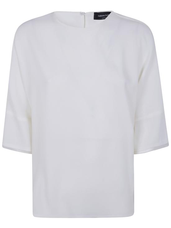 26SS 파비아나 필리피 반팔 티셔츠 TPD276F728M191 0145 WHITE