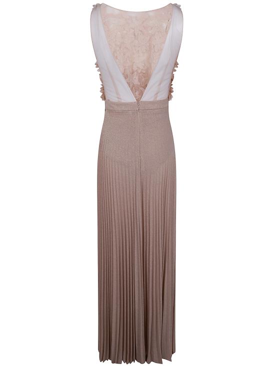 26SS 엘리자베타프랜치 롱 원피스 ABR4462E2 X81 NUDE NEUTRALS - ELISABETTA FRANCHI