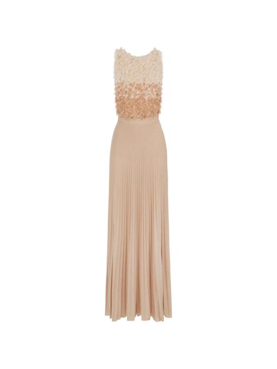 26SS 엘리자베타프랜치 롱 원피스 ABR4462E2 X81 NUDE NEUTRALS - ELISABETTA FRANCHI