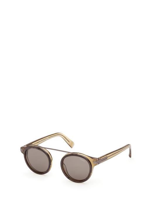 26FW 에르메네질도제냐 선글라스 EZ0300 50J DARK BROWN OTHER ROVIEX - ERMENEGILDO ZEGNA