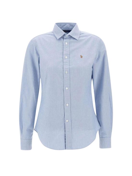 26SS 폴로 랄프로렌 포니 로고 옥스포드 셔츠 211891377098 001 BLUE