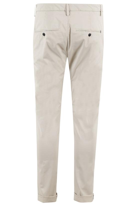  돈답 치노 팬츠 돈덥 가우베르 스트레치 개버딘 팬츠 브라운 - DONDUP