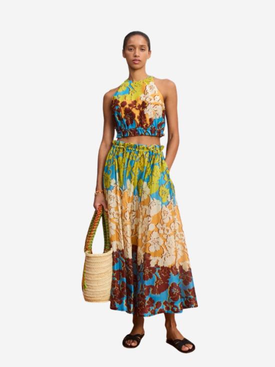  알레메 롱 스커트 알레마이스 스플라이스 - ALEMAIS