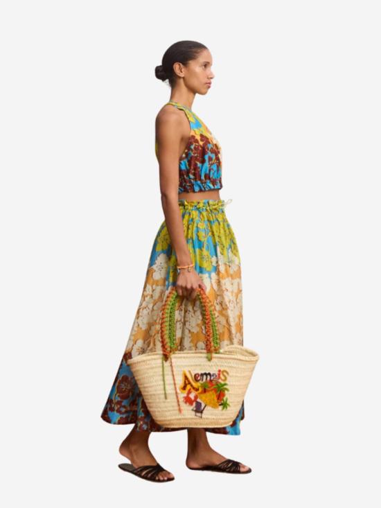  알레메 롱 스커트 알레마이스 스플라이스 - ALEMAIS