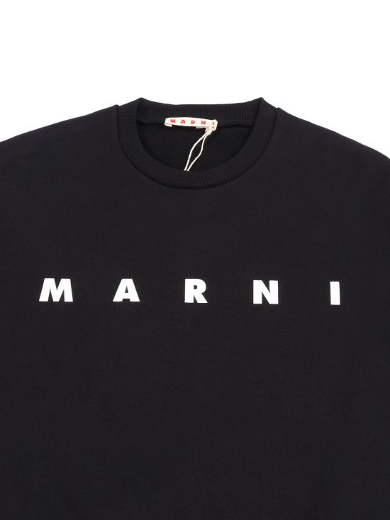  마르니 스웨터 코튼 크루넥  블랙 - MARNI