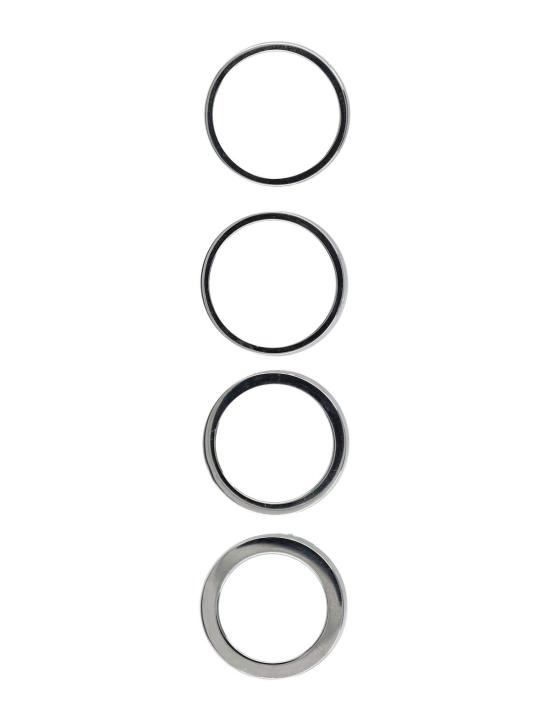  MM6 메종마르지엘라 반지 Mm6 메종 마르지엘라 숫자 장식 메탈 링 실버 - MM6 MAISON MARGIELA