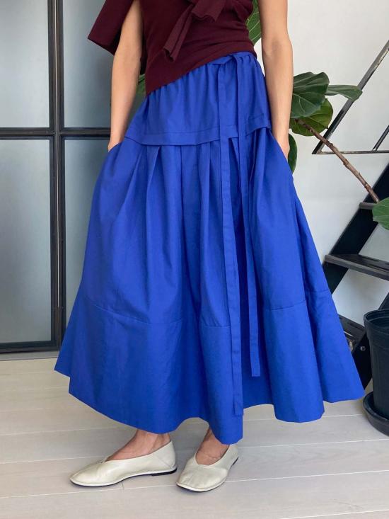  예세이트 롱 스커트 예사엣 세블 스커트 멀티 - YESAET