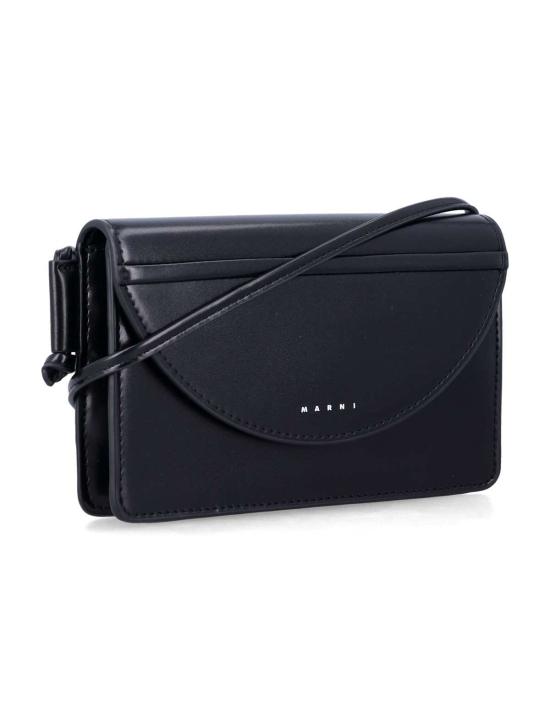  [키즈] 마르니 크로스백 키즈 마니 미니 에코 레더 숄더백 블랙 - MARNI