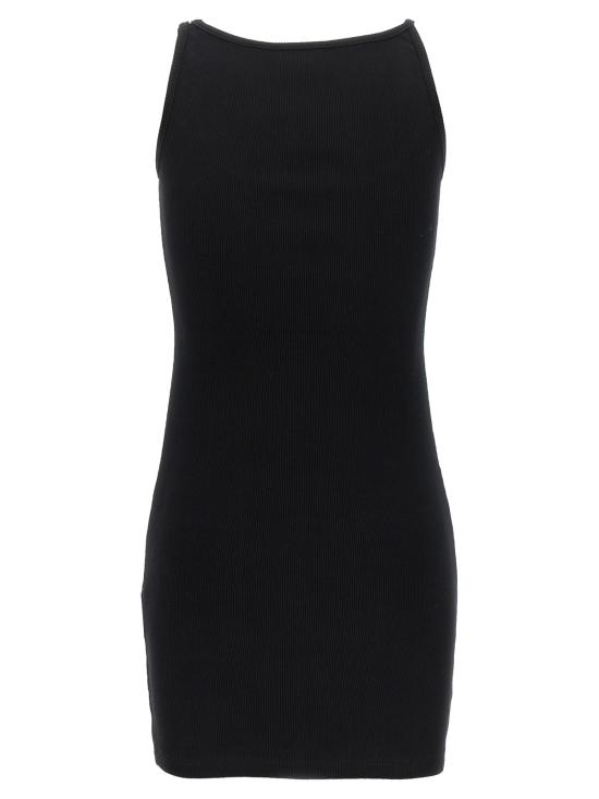  오프화이트 숏 원피스 오프 화이트 오프 스탬프 드레스 블랙 - OFF WHITE