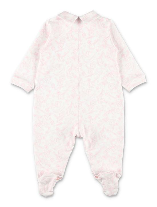  [키즈] 골든구스 오버롤 골든 구스 키즈 베이비 코튼 선물 세트 (오프 화이트/베이비 핑크) - GOLDEN GOOSE