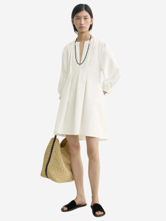  토템 숏 원피스 벌룬 슬리브 드레스 - TOTEME