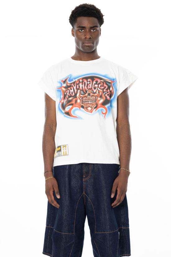 26SS 피디에프 반팔 티셔츠 DFM54033TJ110 BIANCO White