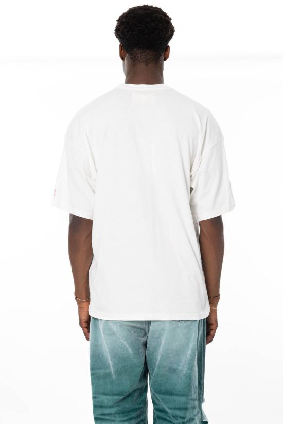 26SS 피디에프 반팔 티셔츠 DFM54029TJ110BRAID BIANCO White - PDF