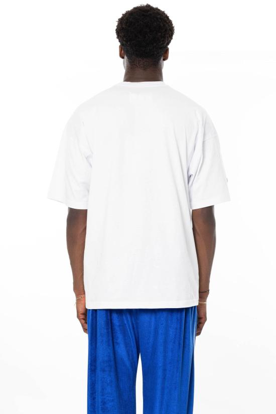 26SS 피디에프 반팔 티셔츠 DFM54029TJ112JUDGE WHITE White - PDF