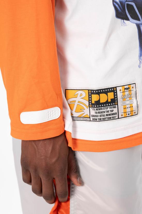 26SS 피디에프 긴팔 티셔츠 DFM54043TJ101 BIANCO White - PDF