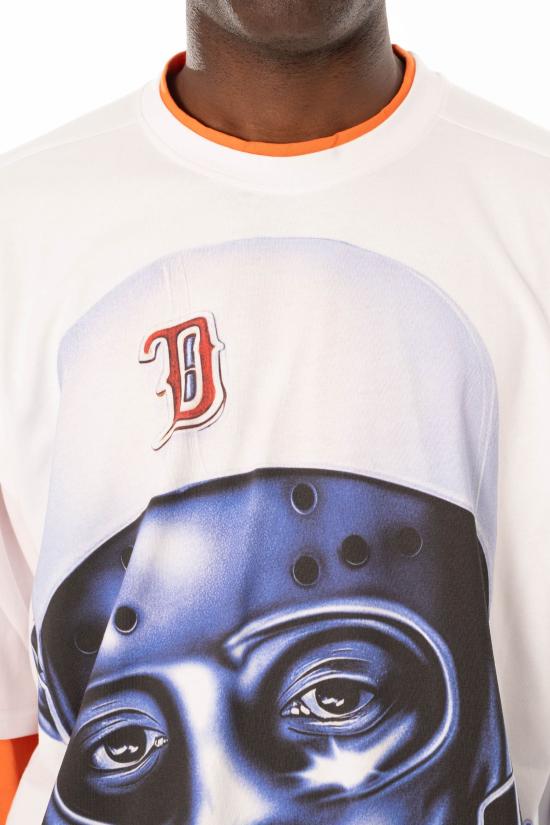 26SS 피디에프 긴팔 티셔츠 DFM54043TJ101 BIANCO White - PDF