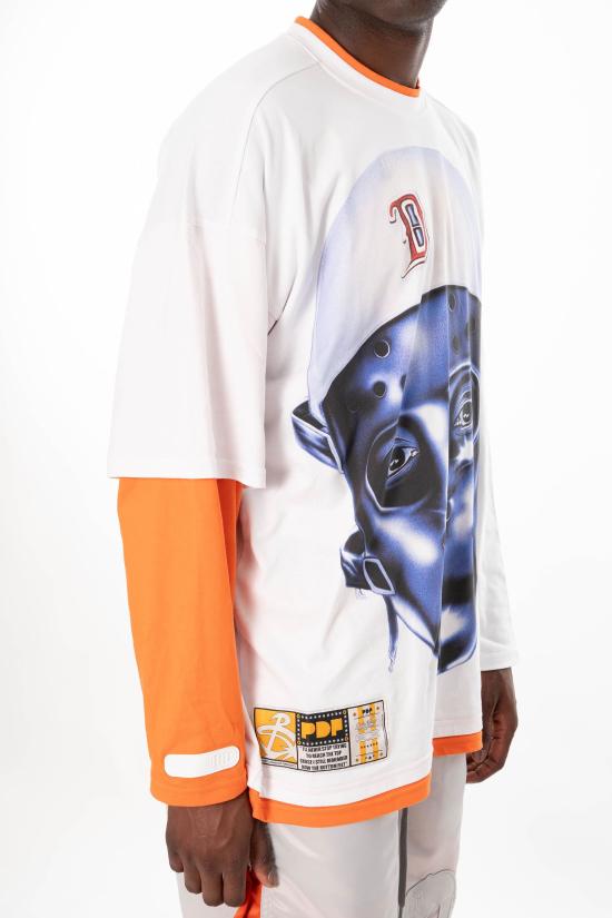 26SS 피디에프 긴팔 티셔츠 DFM54043TJ101 BIANCO White - PDF