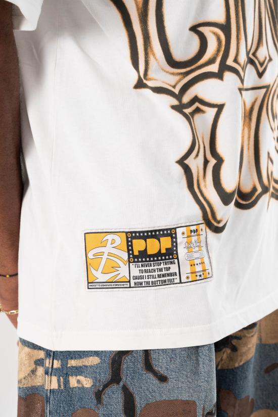 26SS 피디에프 반팔 티셔츠 DFM54029TJ110 BIANCO White - PDF