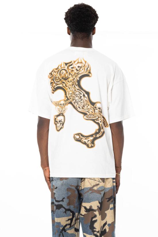 26SS 피디에프 반팔 티셔츠 DFM54029TJ110 BIANCO White - PDF