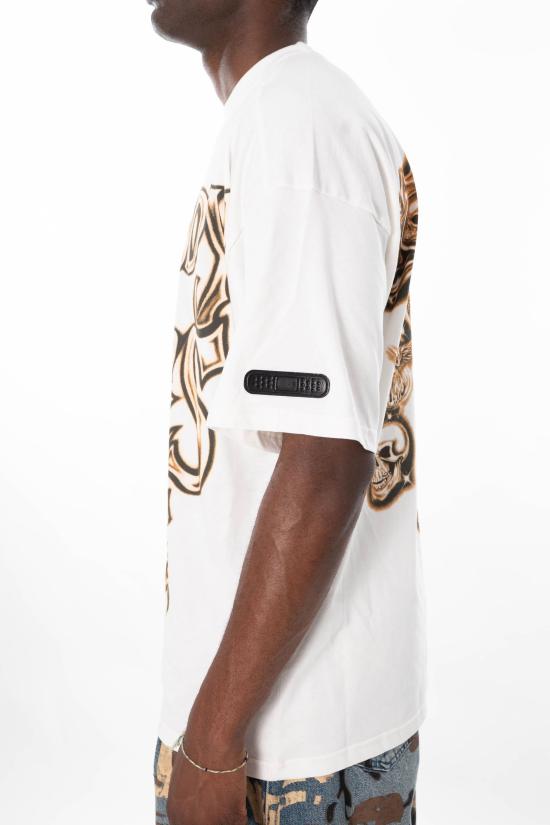 26SS 피디에프 반팔 티셔츠 DFM54029TJ110 BIANCO White - PDF