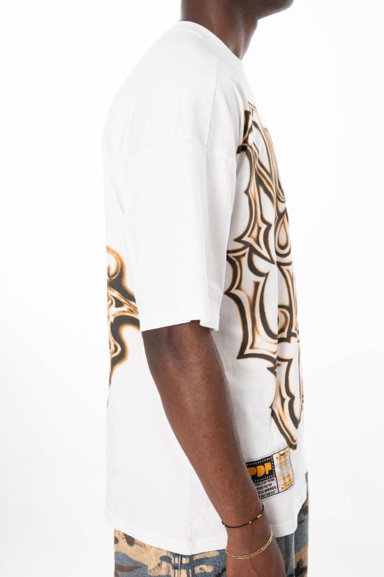 26SS 피디에프 반팔 티셔츠 DFM54029TJ110 BIANCO White - PDF