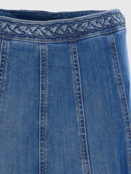 26SS 리우조 데님 스커트 UA6085D0275 79018 Blue - LIU JO