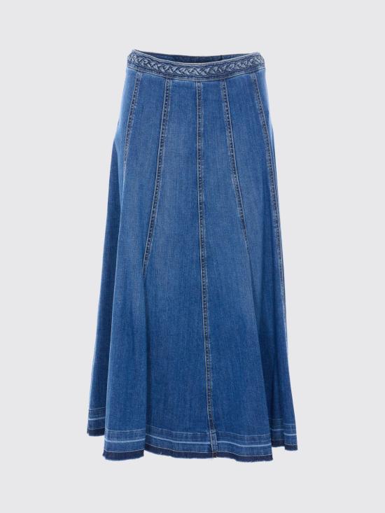 26SS 리우조 데님 스커트 UA6085D0275 79018 Blue - LIU JO