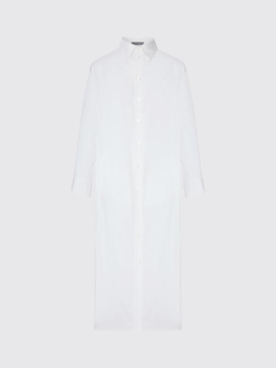 26SS 발렌시아가 롱 원피스 872283TUM20 9000 White - BALENCIAGA