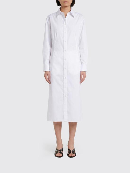 26SS 발렌시아가 롱 원피스 872283TUM20 9000 White