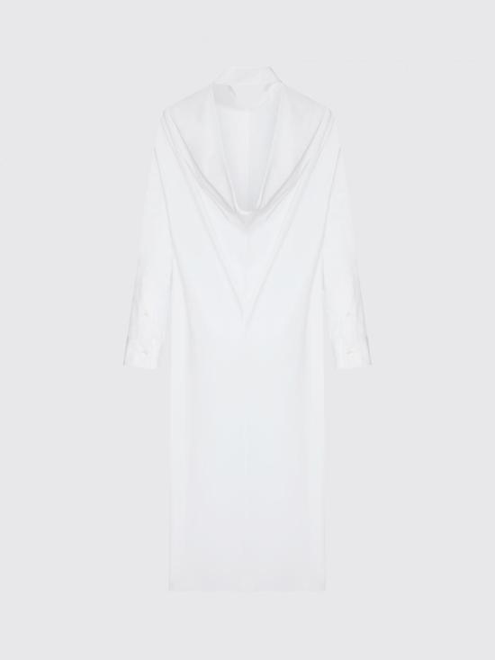 26SS 발렌시아가 롱 원피스 872283TUM20 9000 White - BALENCIAGA