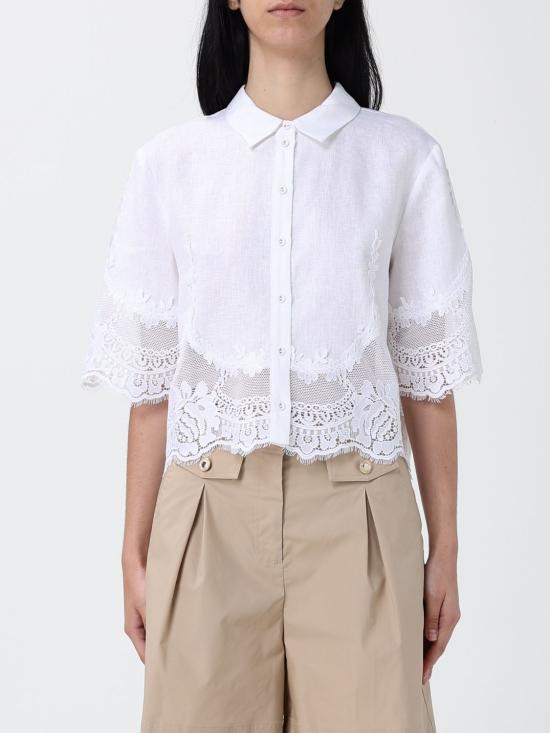 26SS 트윈셋 블라우스 261TT2181 00001 White