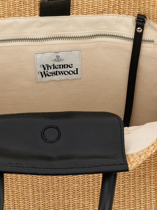 26SS 비비안웨스트우드 토트백 4D01000LUW01D0 B402 Beige - VIVIENNE WESTWOOD