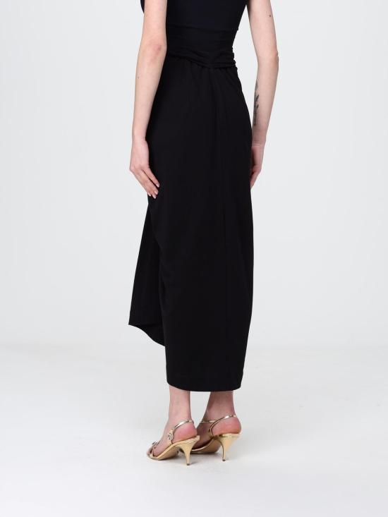 26SS 드리스 반 노튼 롱 스커트 0111093603 900 Black - DRIES VAN NOTEN