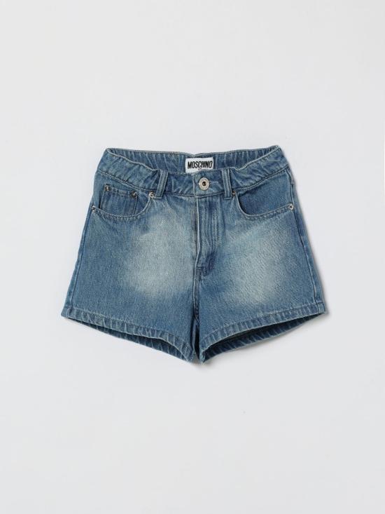 26SS [키즈] 모스키노 쇼츠/버뮤다 HDQ021L0E47 40613 Denim
