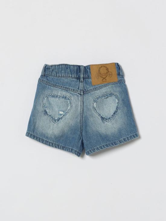 26SS [키즈] 모스키노 쇼츠/버뮤다 HDQ021L0E47 40613 Denim - MOSCHINO