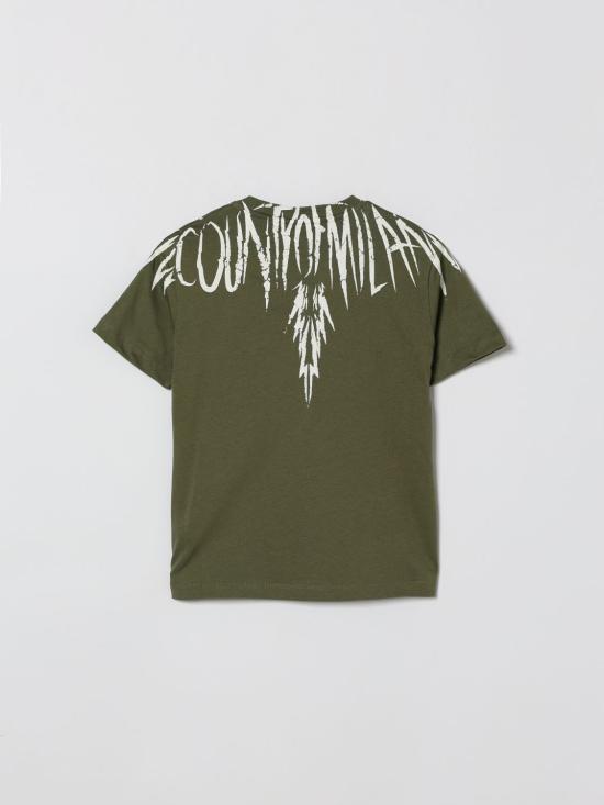 26SS [키즈] 컨트리 오브 밀란 티셔츠 S6CMJBTH026 082 Green - COUNTY OF MILAN