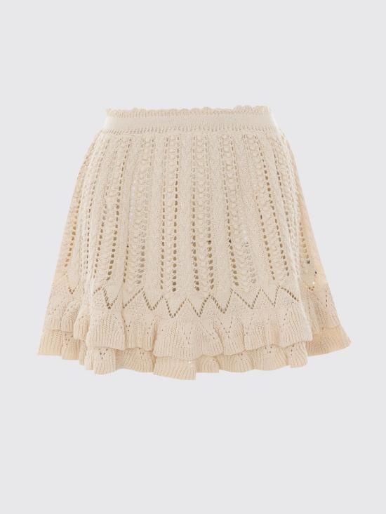 26SS 이자벨마랑에뚜왈 숏 스커트 JU0473FAD1L04E 23EC Beige - ISABEL MARANT ETOILE