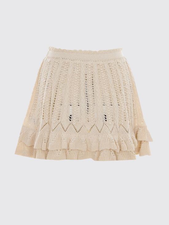 26SS 이자벨마랑에뚜왈 숏 스커트 JU0473FAD1L04E 23EC Beige - ISABEL MARANT ETOILE