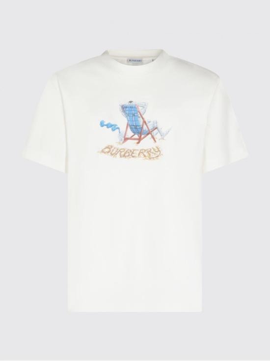 26SS 버버리 반팔 티셔츠 8123483 White - BURBERRY