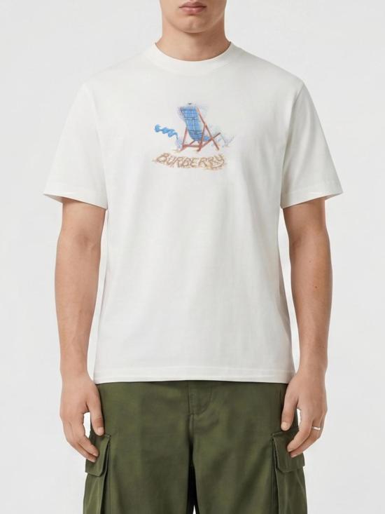 26SS 버버리 반팔 티셔츠 8123483 White