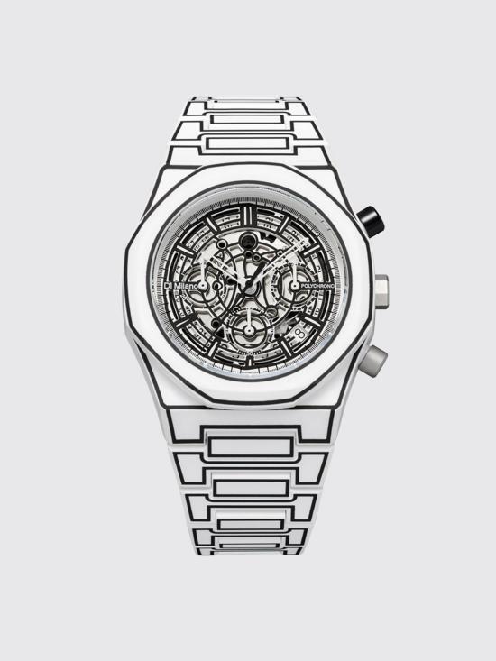 26SS D1밀라노 손목시계 D1PHBJ13 WHITE SKETCH White