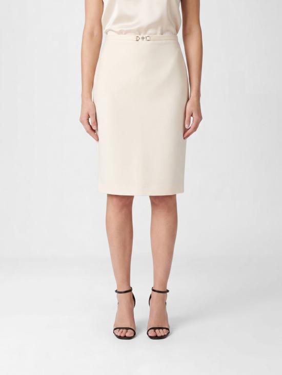 26SS 베르사체 미디 스커트 10230581A12789 1W010 White