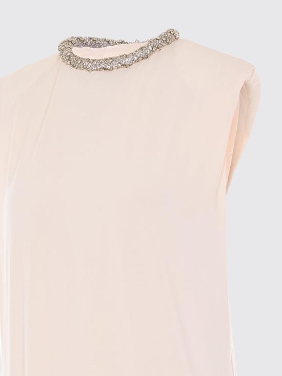 26SS 엘리자베타프랜치 롱 원피스 AR83J62E2 FB6 White - ELISABETTA FRANCHI
