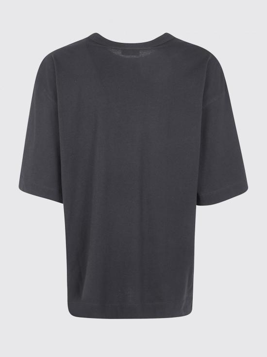 26SS 드리스 반 노튼 반팔 티셔츠 2610111013600 900 Black - DRIES VAN NOTEN