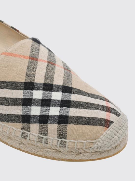 26SS 버버리 체크 뮤스 에스파드리유​ 8109235 Beige - BURBERRY