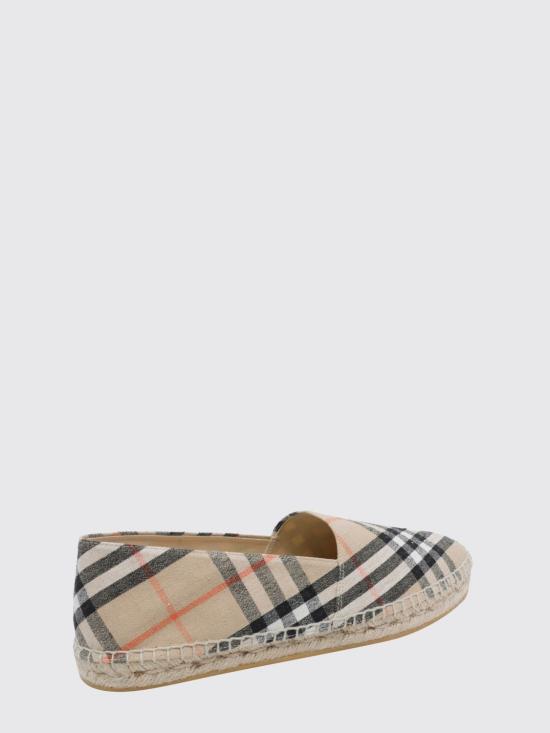 26SS 버버리 체크 뮤스 에스파드리유​ 8109235 Beige - BURBERRY