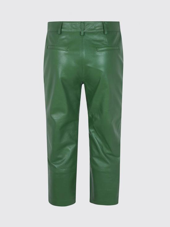 26SS 더프랭키샵 팬츠 LIORLEATHERCAPRIPAFS21 EMERALD Green - THE FRANKIE SHOP