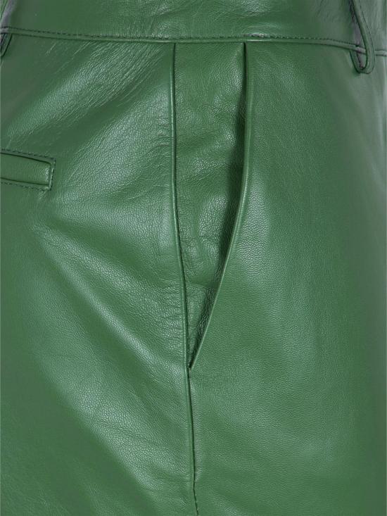 26SS 더프랭키샵 팬츠 LIORLEATHERCAPRIPAFS21 EMERALD Green - THE FRANKIE SHOP