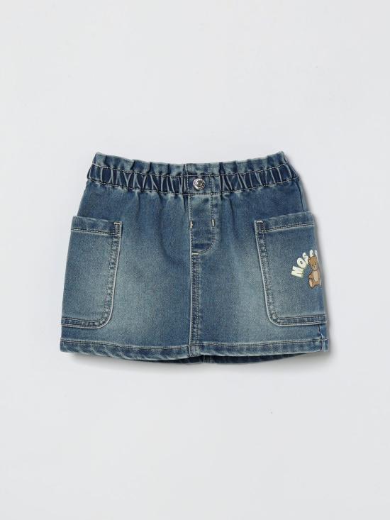 26SS [키즈] 모스키노 스커트 MAJ019LDE17 40507 Blue