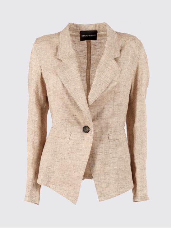 26SS 엠포리오 아르마니 수트 자켓 EW003980TE10381 O1004 Beige - EMPORIO ARMANI